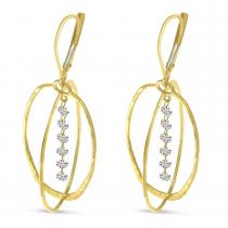 Floating Dashing Diamond Earrings