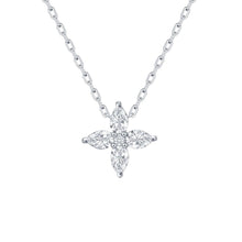 Lab Grown Diamond Pear Floral Necklace