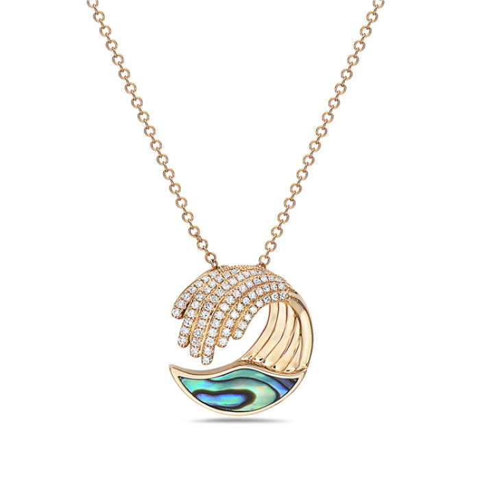 Wave Abalone Necklace