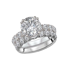 9-Stone Diamond Wedding Band in 14k White Gold