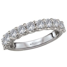 Classic Round Diamond Line Wedding Band