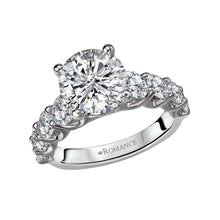Classic Round Diamond Line Wedding Band