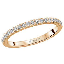 Diamond Wedding Band in 14k Yellow Gold with 20 Microset diamonds