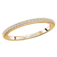 Microset Diamond Wedding Band in 14k Yellow Gold