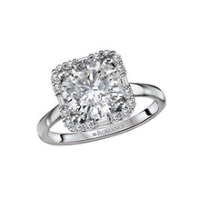 Diamond Wedding Band with Line of Round Diamonds in White Gold