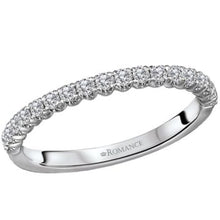 Micro Set Diamond Line Wedding Band