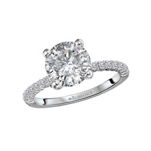 Micro Set Diamond Line Wedding Band