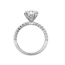 Micro Set Diamond Line Wedding Band