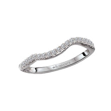Oval Diamond Wave Shank Bridal Set in 14k White Gold