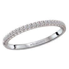 Diamond Straight Front Wedding Band in 14k White Gold