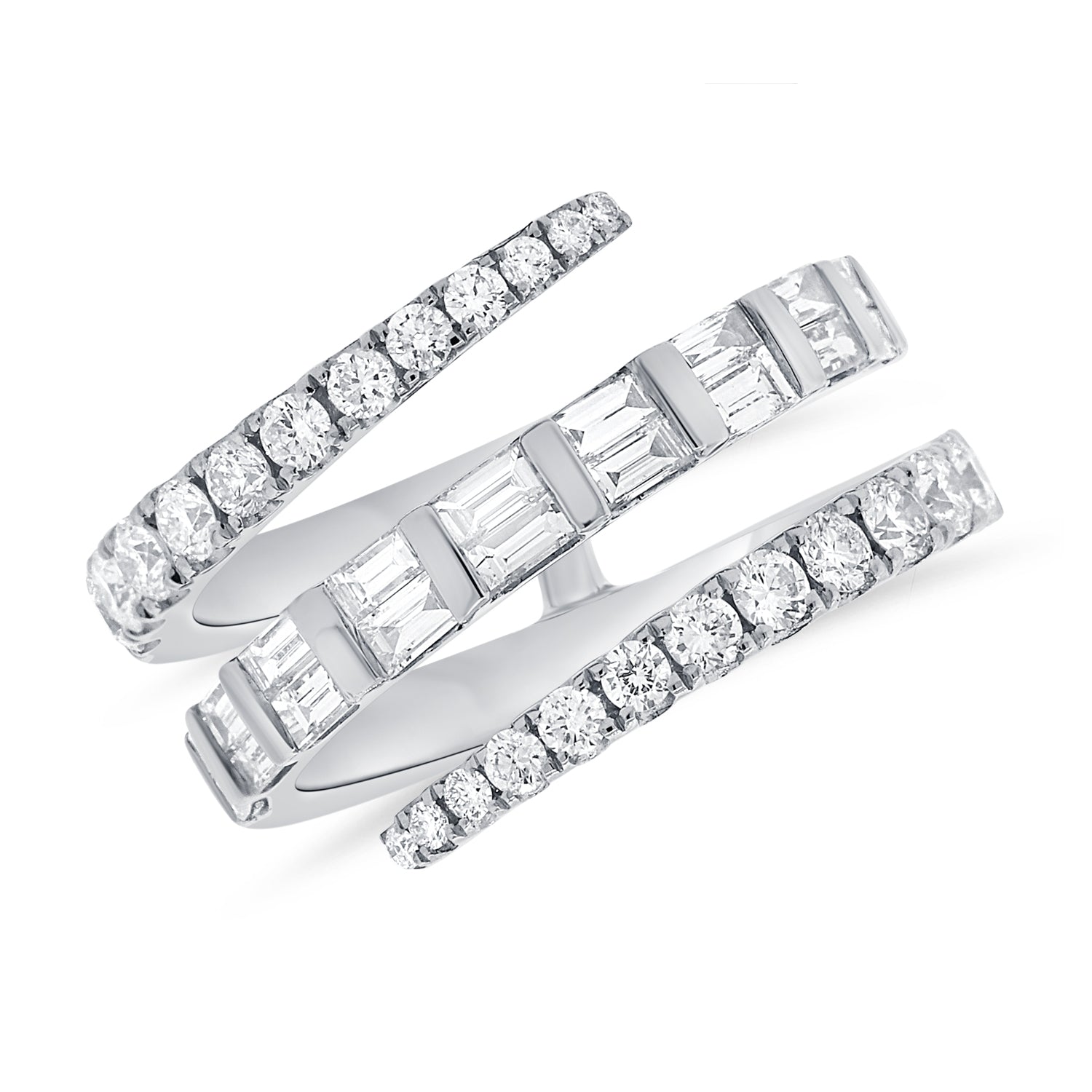 14K Gold & Diamond Wrap Ring