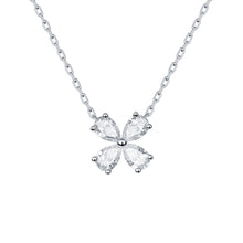 Lab Grown Diamond Pear Cluster Floral Necklace