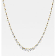 Graduated Lab Grown Diamond Tennis Necklace