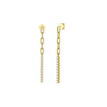 Lab Grown Diamond Chain Link Earrings